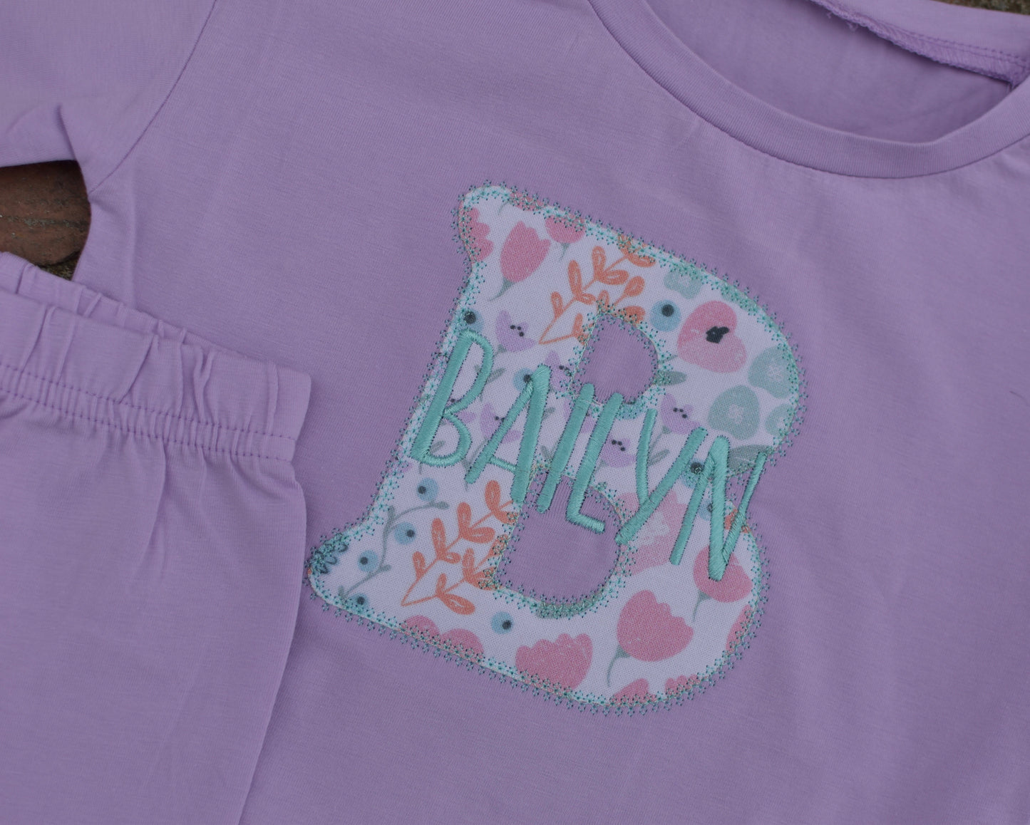 Applique Letter Biker Sets - Mid May Ship