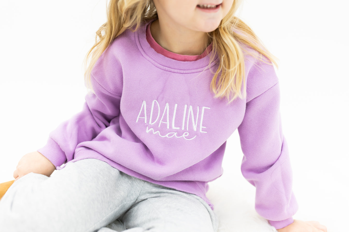 Youth Sweatshirt with name or monogram - Early Dec ship