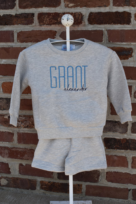 Sweatshirt and Shorts Sets - RETAIL - late Nov ship