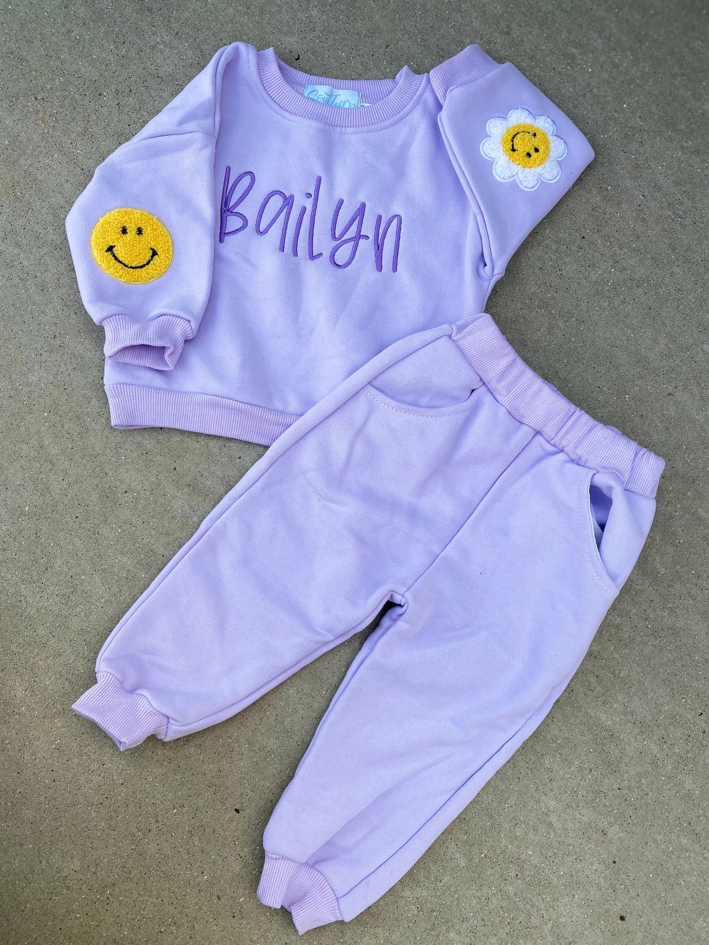 Elbow Patch Sweatsuit - Late Jan Ship