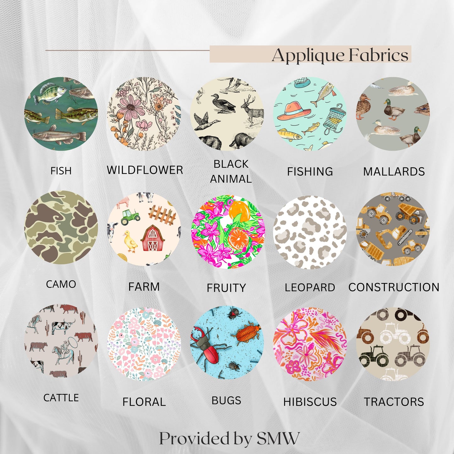 Applique TSHIRT- Late April Ship