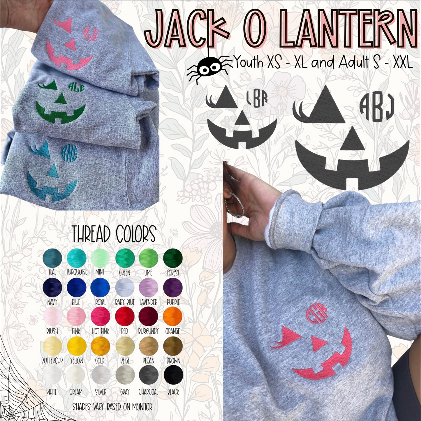 Jack O Lantern Sweatshirt - Mid Sept Ship