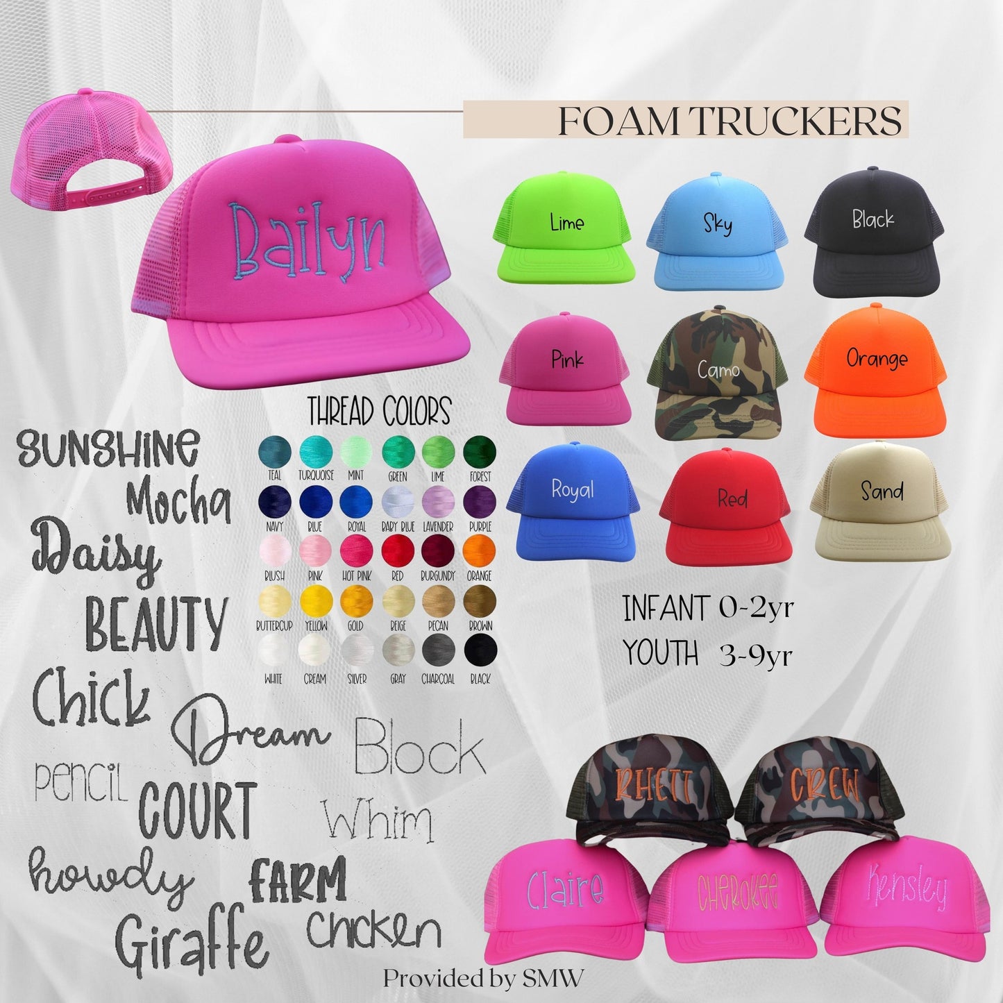 Foam Trucker hat - Mid May Ship