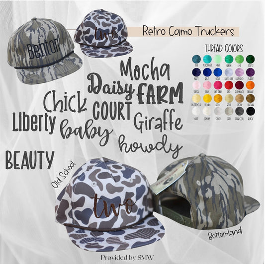 Camo Rope Truckers - Early April Ship