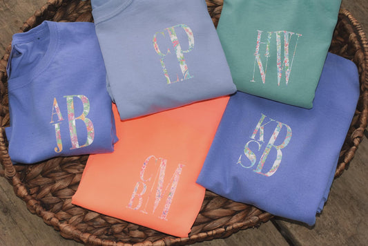 Summer Monogram Tee - Early May Ship